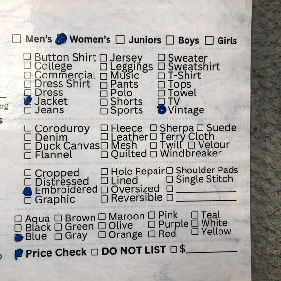 Vintage Rugged Gear Extra Tough Strong Parelli Reversible Denim Jacket Womens XL - Picture 12 of 16